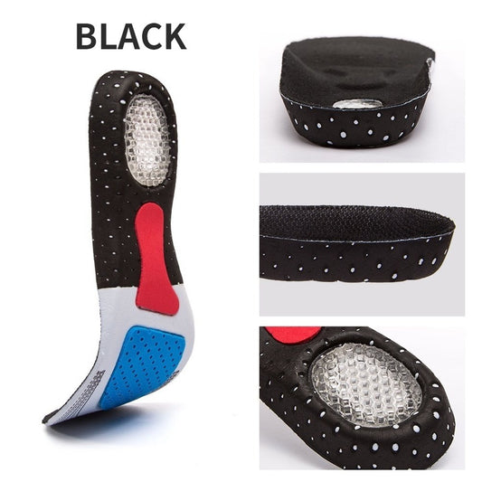 Unisex Solid Silicone Gel Insoles Foot Care