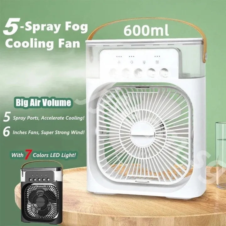 4 In 1 Fan Air Cooling Mist Fan