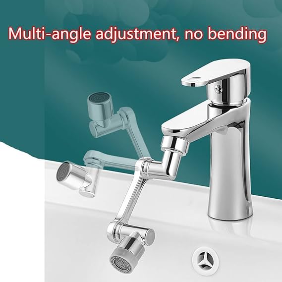 Rotation Faucet Sprayer Head Universal 1080°rotatable Bathroom Washbasin Tap