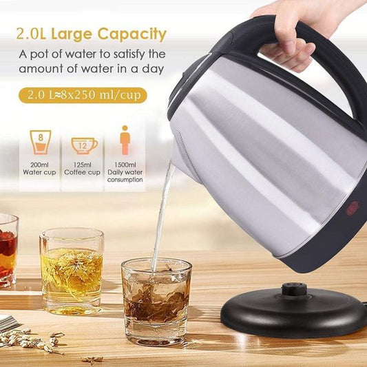 Electric Kettle - stainless steel body - automatic instant heating